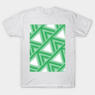 Geometric Futures #6 - Repeat Pattern Modular Synth Glitch Art T-Shirt